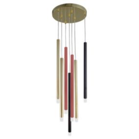 Lampa wisząca Light Prestige Lungo 7 mix kolor 7 x G9 1 szt.
