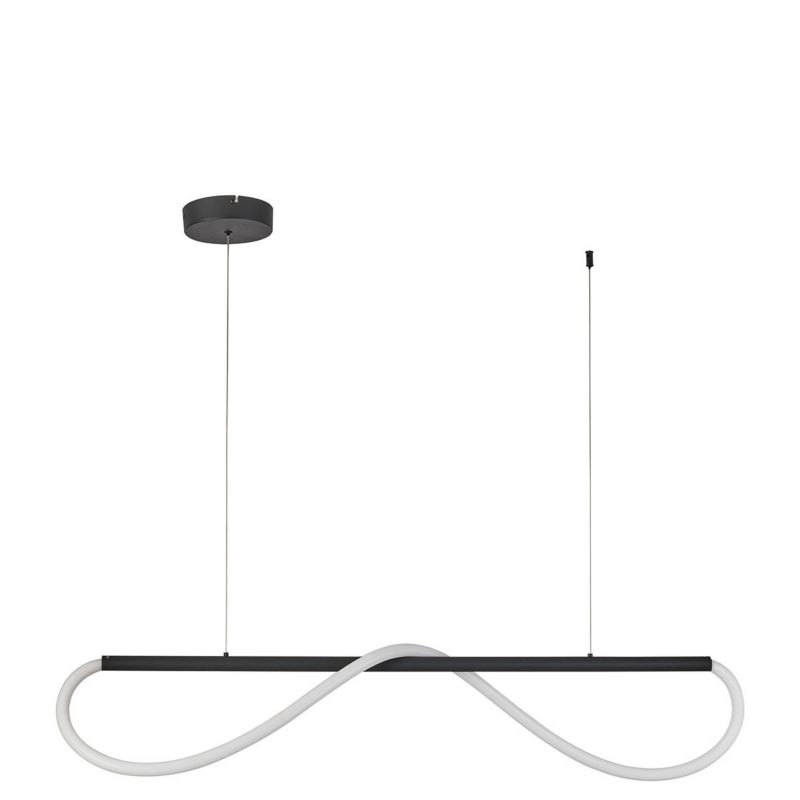 Lampa wisząca Light Prestige MELECA czarna 1 x LED 24W  3300lm wym:130x100x15cm IP20 -1 szt.