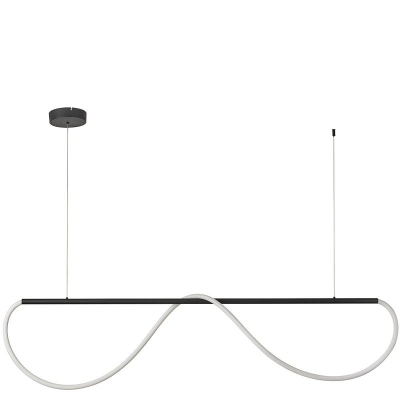 Lampa wisząca Light Prestige MELECA czarna 1 x LED 36W  4400lm wym:130x160x15cm IP20 -1 szt.