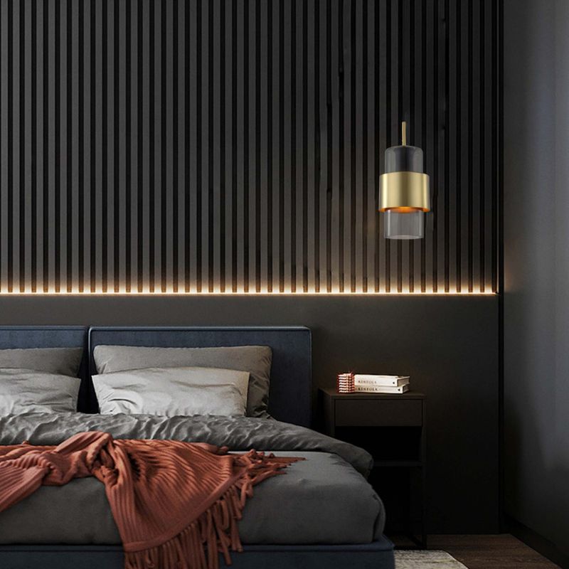 Lampa wisząca Light Prestige Miele 5138 złoto-dymny szerokość 13 cm 1xE27 x 40W 1 szt.