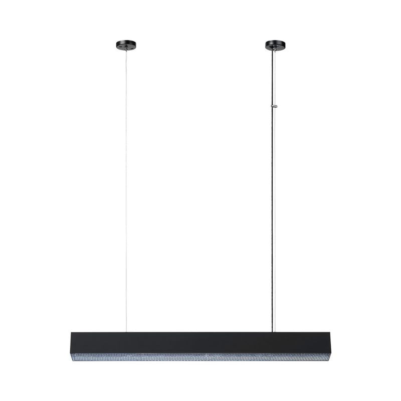 Lampa wisząca Light Prestige MIRA czarna 1 x LED 32W  4396lm wym:120x80x5,2cm IP20 -1 szt.