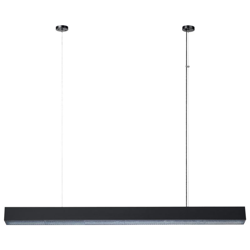 Lampa wisząca Light Prestige MIRA czarna 1 x LED 45W  5711lm wym:120x120x5,2cm IP20 -1 szt.
