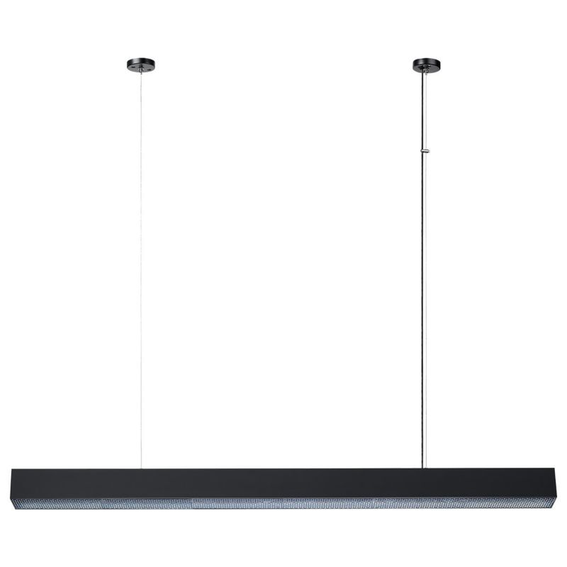 Lampa wisząca Light Prestige MIRA czarna 1 x LED 45W  5711lm wym:120x120x5,2cm IP20 -1 szt.