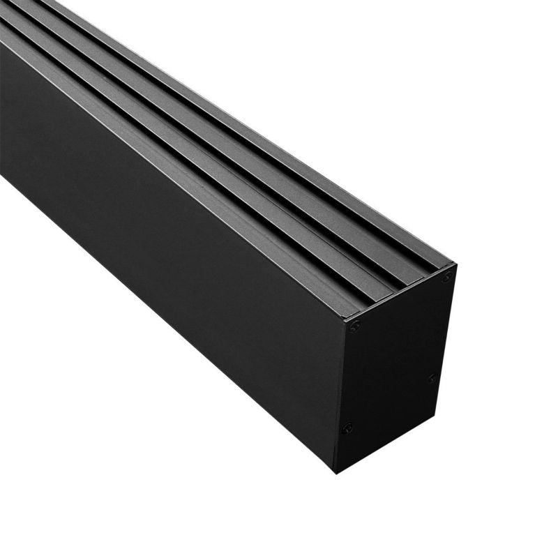 Lampa wisząca Light Prestige MIRA czarna 1 x LED 45W  5711lm wym:120x120x5,2cm IP20 -1 szt.
