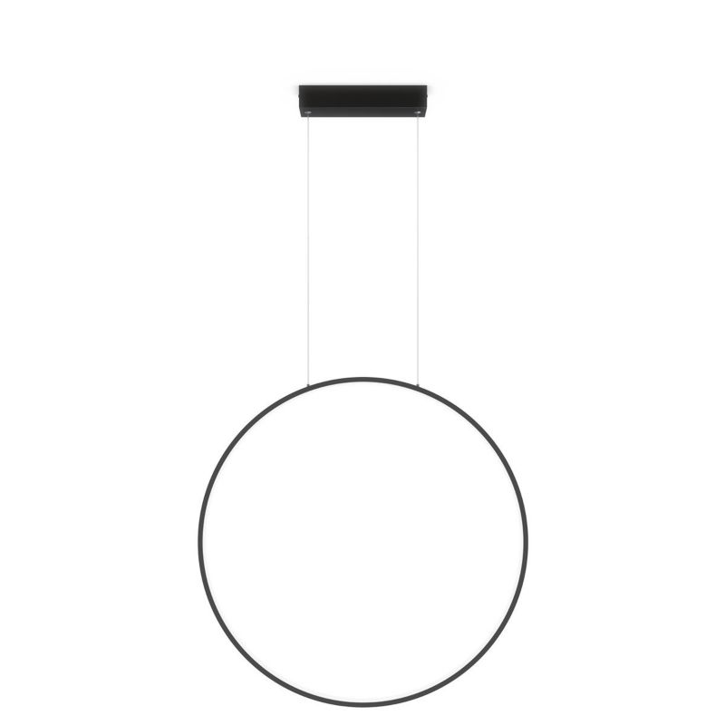 Lampa wisząca Light Prestige MIRROR czarna 1 x LED 22W   wym:150x60x1,5cm IP44 -1 szt.