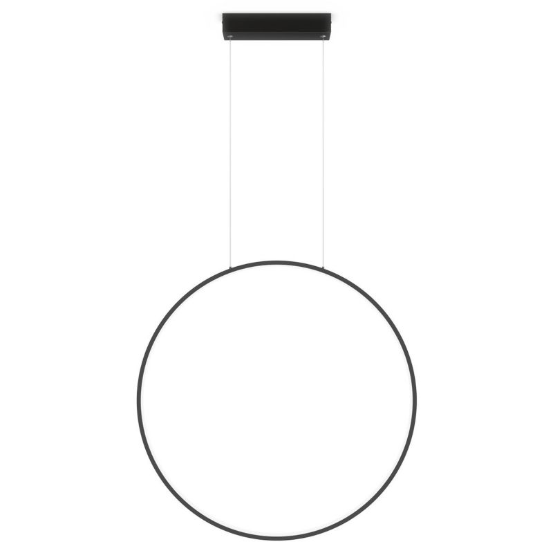 Lampa wisząca Light Prestige MIRROR czarna 1 x LED 47W  5230lm - 5580lm - 5300lm wym:120x90x1,5cm IP44 -1 szt.