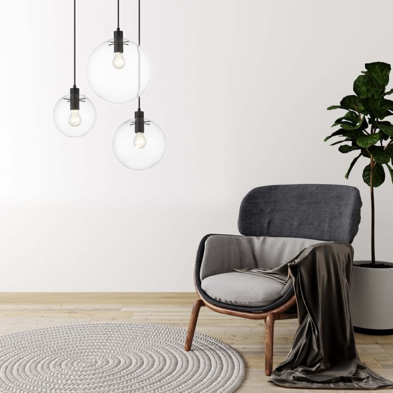 Lampa wisząca Light Prestige Puerto mała czarna 1 x E27 1 szt.
