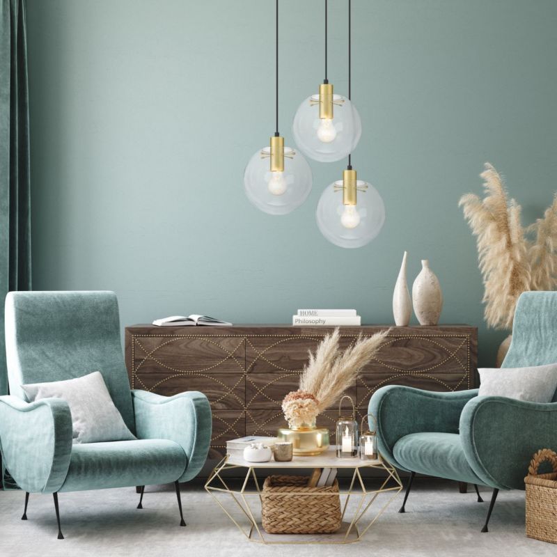 Lampa wisząca Light Prestige Puerto złota 1 x E27 1 szt.