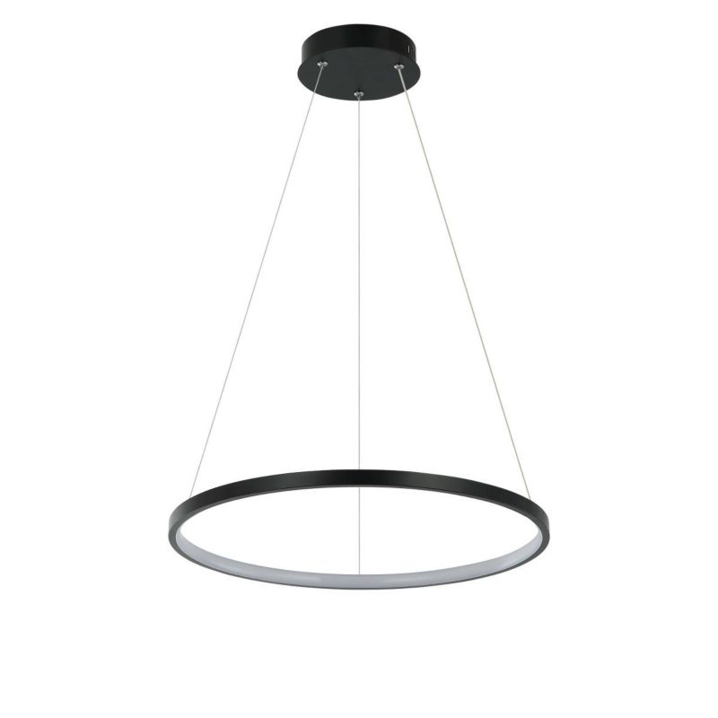 Lampa wisząca Light Prestige RING czarna 1 x LED 22W   wym:120x40x40cm IP20 -1 szt.