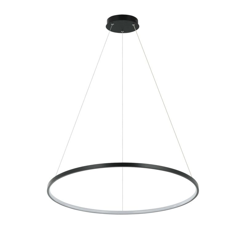 Lampa wisząca Light Prestige RING czarna 1 x LED 35W  2400lm wym:120x66x66cm IP20 -1 szt.