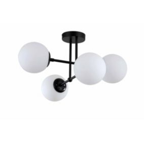 Lampa wisząca Light Prestige Roma 4 czarna 4 x E14 1 szt.