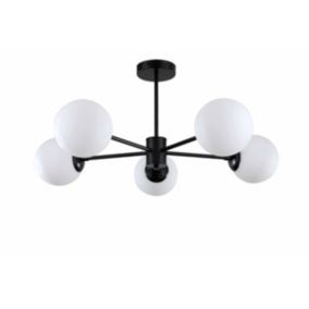 Lampa wisząca Light Prestige Roma 5 czarna 5 x E14 1 szt.