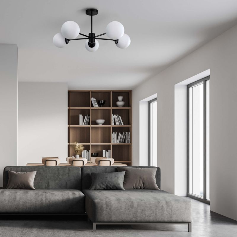 Lampa wisząca Light Prestige Roma 5 czarna 5 x E14 1 szt.