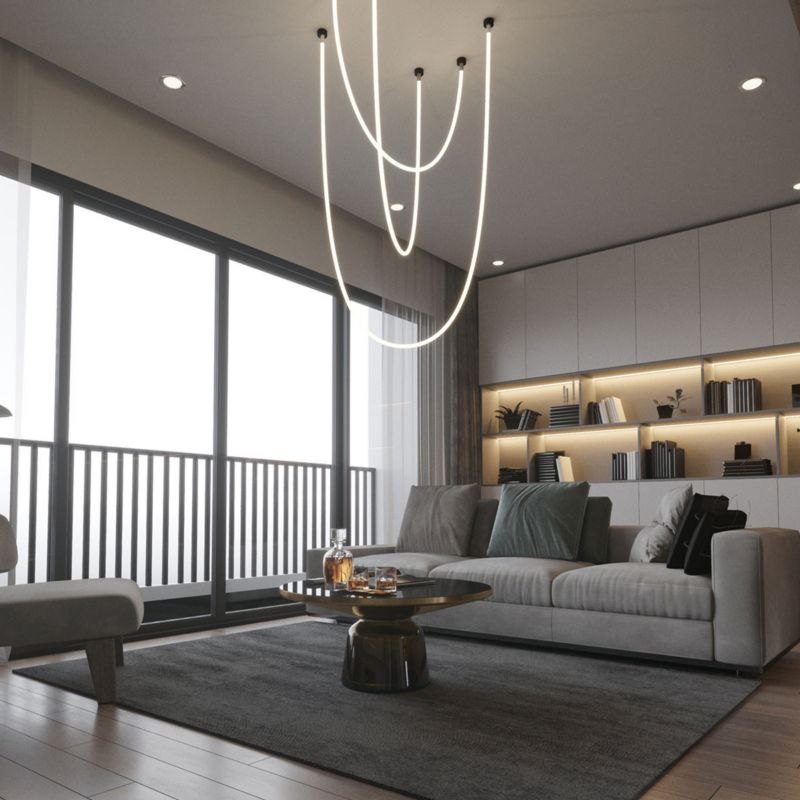 Lampa wisząca Light Prestige Rope Light biała 4m LED Tuya Smart 1 szt.