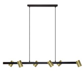 Lampa wisząca Light Prestige Snow 6 linia złota 6 x GU10 1 szt.