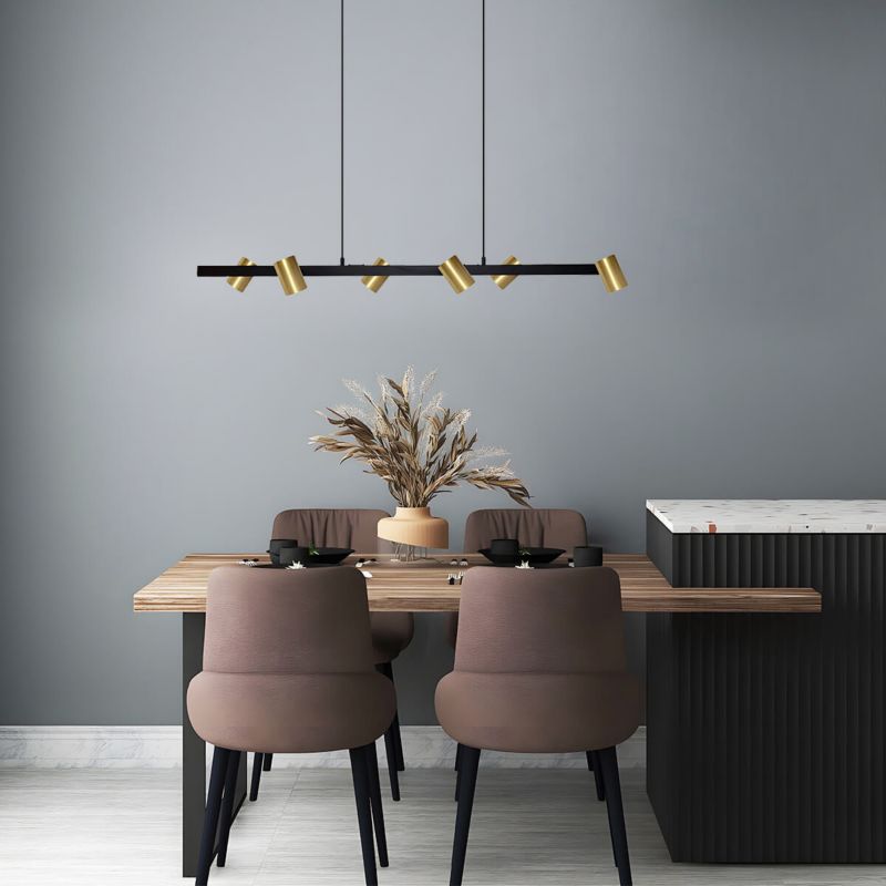 Lampa wisząca Light Prestige Snow 6 linia złota 6 x GU10 1 szt.