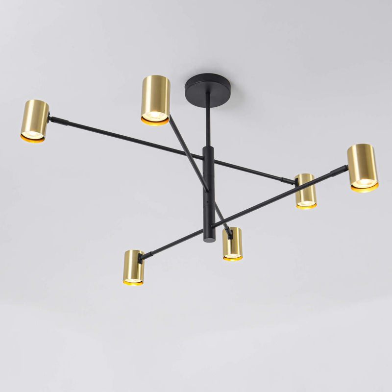 Lampa wisząca Light Prestige Snow 6 złota 6 x GU10 1 szt.
