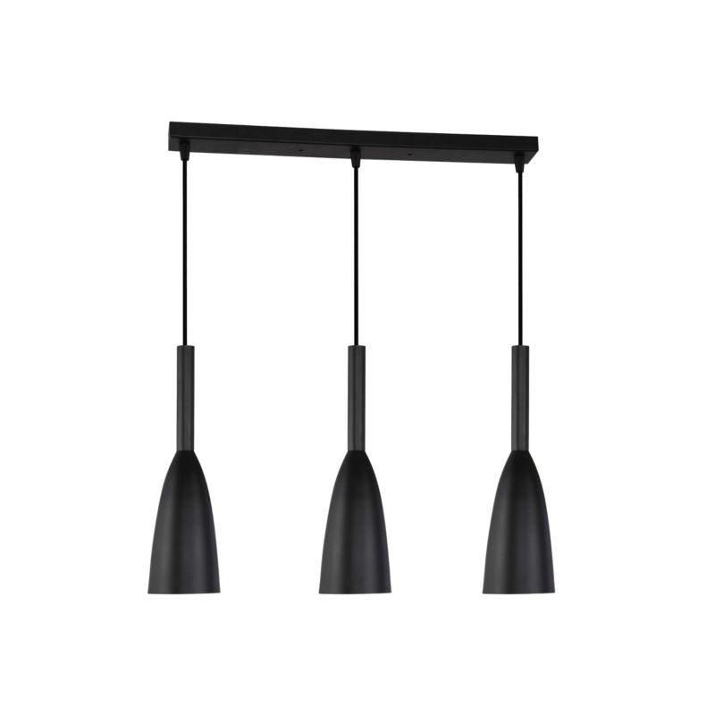 Lampa wisząca Light Prestige Solin 8862 czarna szerokość 50 cm 3xE27 x 60W 1 szt.
