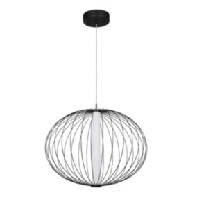 Lampa wisząca Light Prestige Treviso czarna LED 1 szt.