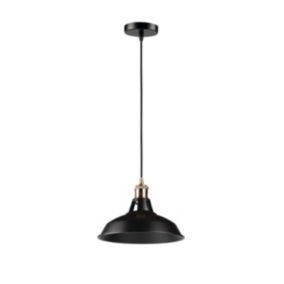 Lampa wisząca LightLogic LL NUKU E27 B 66144 czarna zwis regulacja wysokości do LED  1 szt.