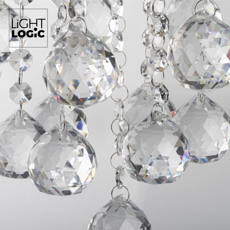 Lampa wisząca LightLogic LL VETED 3xG9 66464 wisząca kryształki plafon 1 szt.