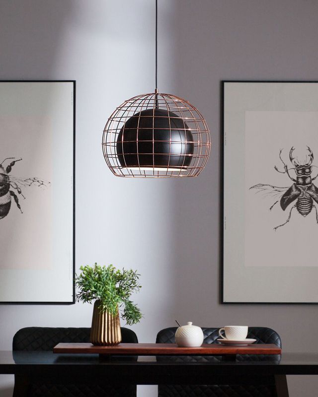 Lampa wisząca Liri Metal Czarny 1 szt.