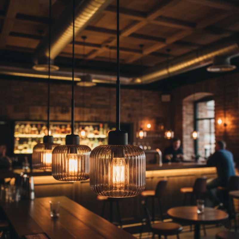 Lampa wisząca listwa EDYLIT 3xE27 grafitowe klosze loft industrialna nad stół BEKA GREY 15-004 1 szt.