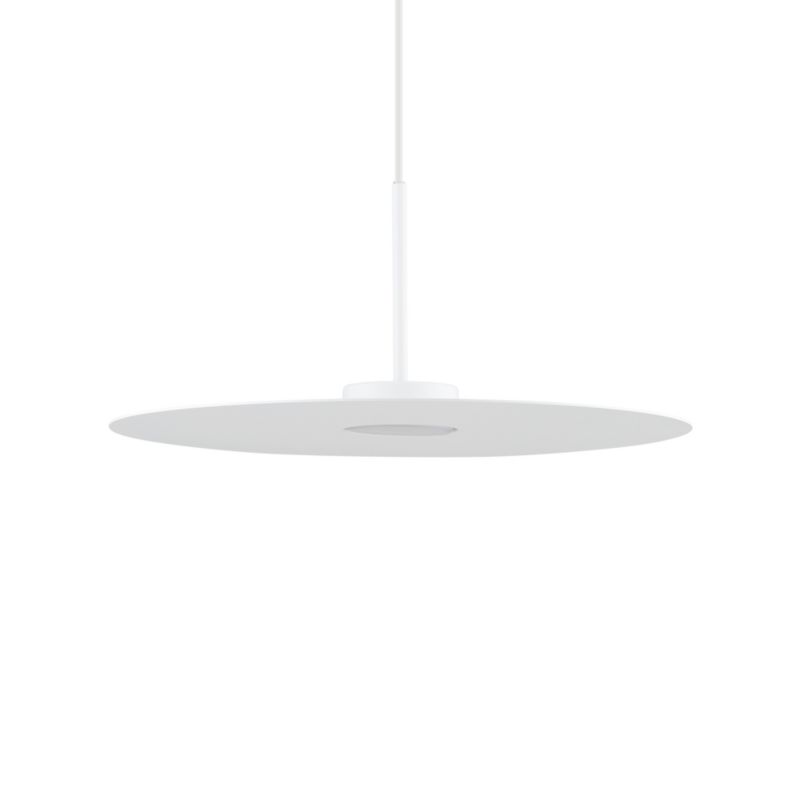 Lampa wisząca loftowa biała płaski dysk 1xGX53 12W SIMONE Nowodvorski 1 szt.