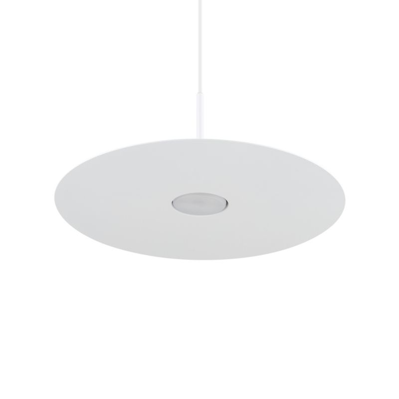 Lampa wisząca loftowa biała płaski dysk 1xGX53 12W SIMONE Nowodvorski 1 szt.