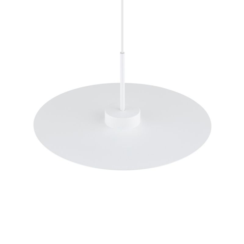 Lampa wisząca loftowa biała płaski dysk 1xGX53 12W SIMONE Nowodvorski 1 szt.