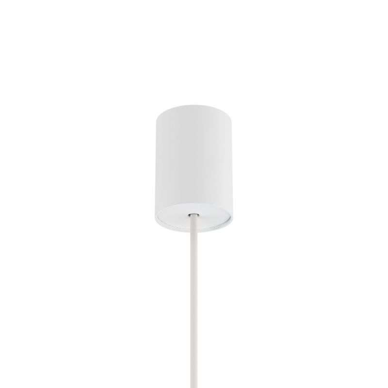 Lampa wisząca loftowa biała płaski dysk 1xGX53 12W SIMONE Nowodvorski 1 szt.