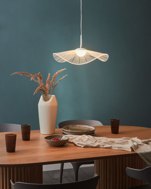 Lampa wisząca Loire Metal Biały 1 szt.