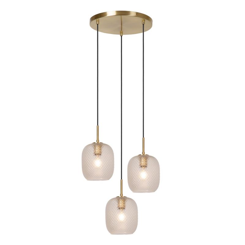 Lampa wisząca Lucide ALICENT złota 3xE27x40W IP20 wym:163x35x35cm - 1 szt.