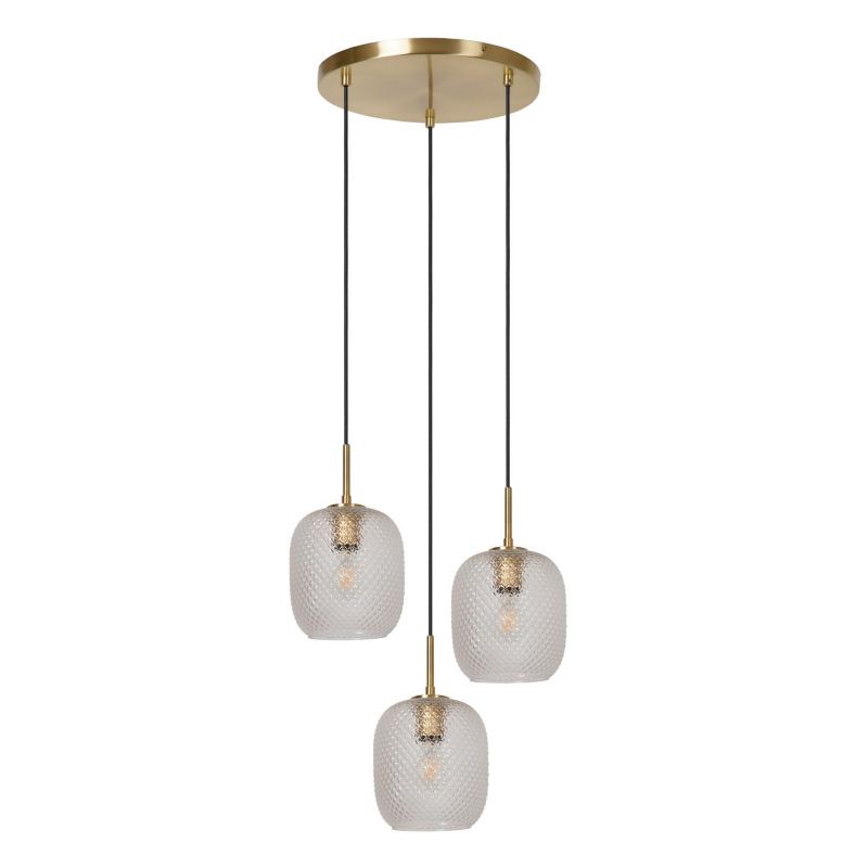 Lampa wisząca Lucide ALICENT złota 3xE27x40W IP20 wym:163x35x35cm - 1 szt.