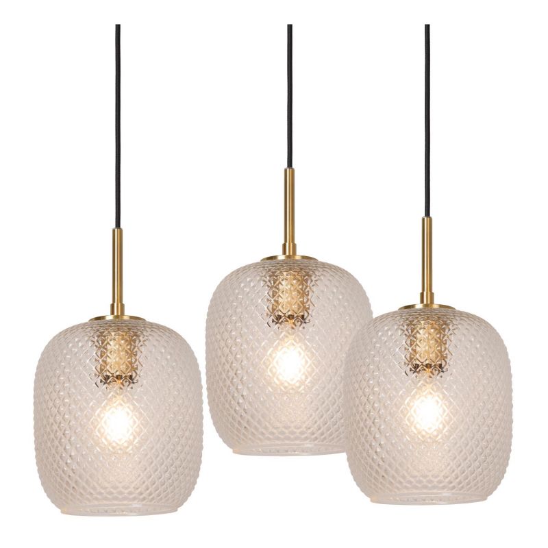 Lampa wisząca Lucide ALICENT złota 3xE27x40W IP20 wym:163x35x35cm - 1 szt.