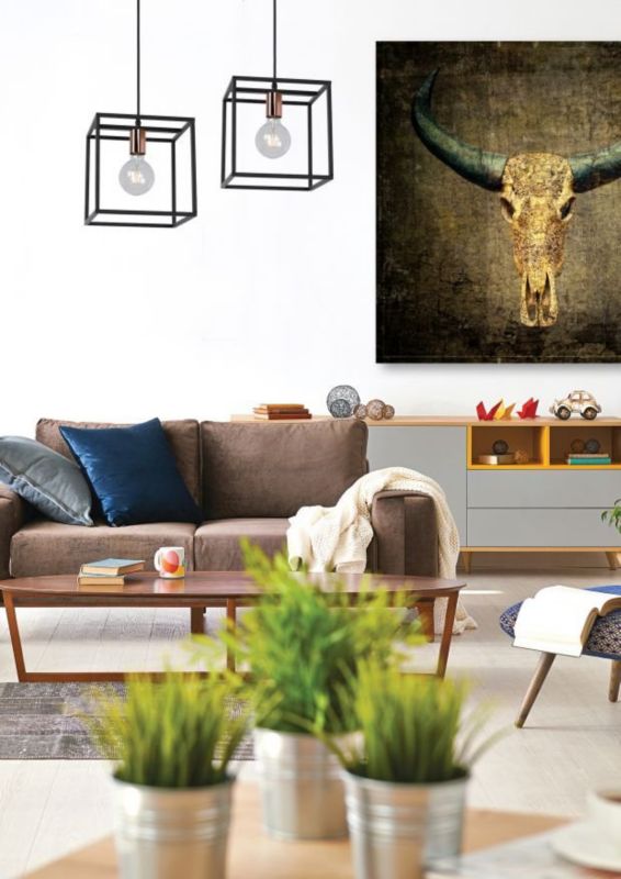 Lampa wisząca Lucide ARTHUR czarna 1xE27x60W IP20 wym:155x25x25cm - 1 szt.
