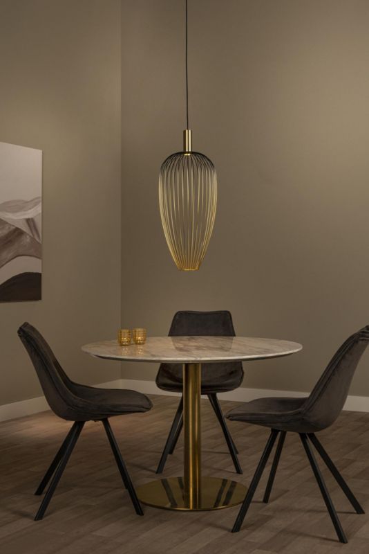 Lampa wisząca Lucide AURELIE złota 1xGU10x25W IP20 wym:190x30x30cm - 1 szt.