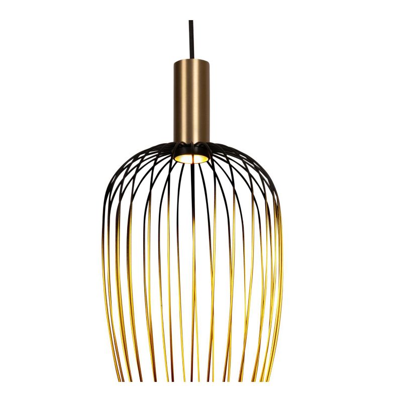 Lampa wisząca Lucide AURELIE złota 1xGU10x25W IP20 wym:190x30x30cm - 1 szt.