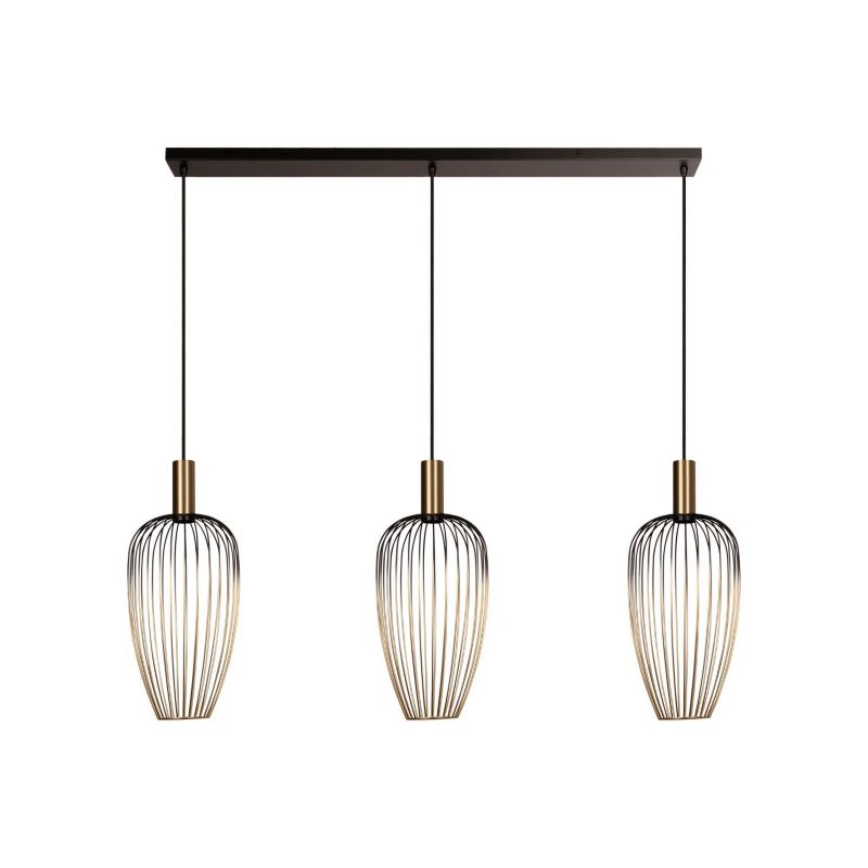 Lampa wisząca Lucide AURELIE złota 3xGU10x25W IP20 wym:170x115x22cm - 1 szt.