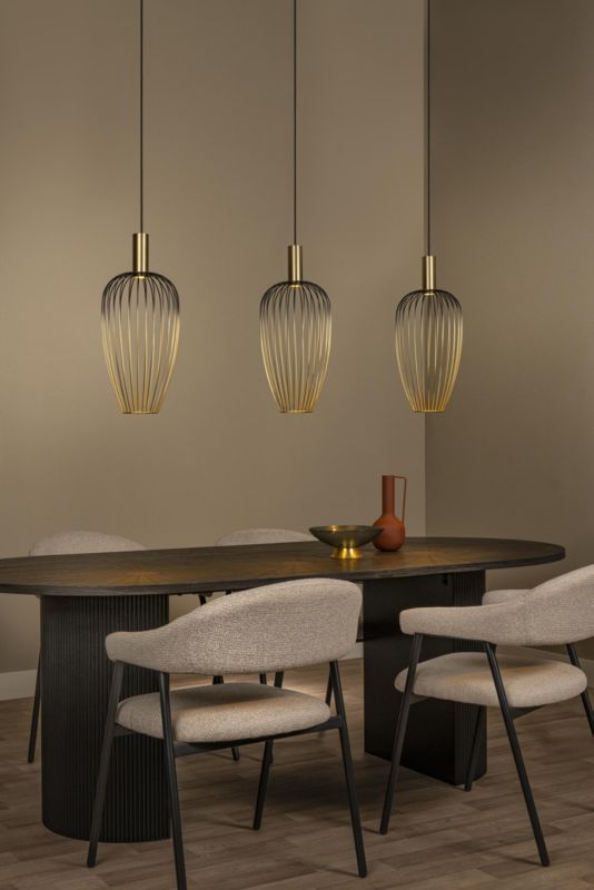 Lampa wisząca Lucide AURELIE złota 3xGU10x25W IP20 wym:170x115x22cm - 1 szt.