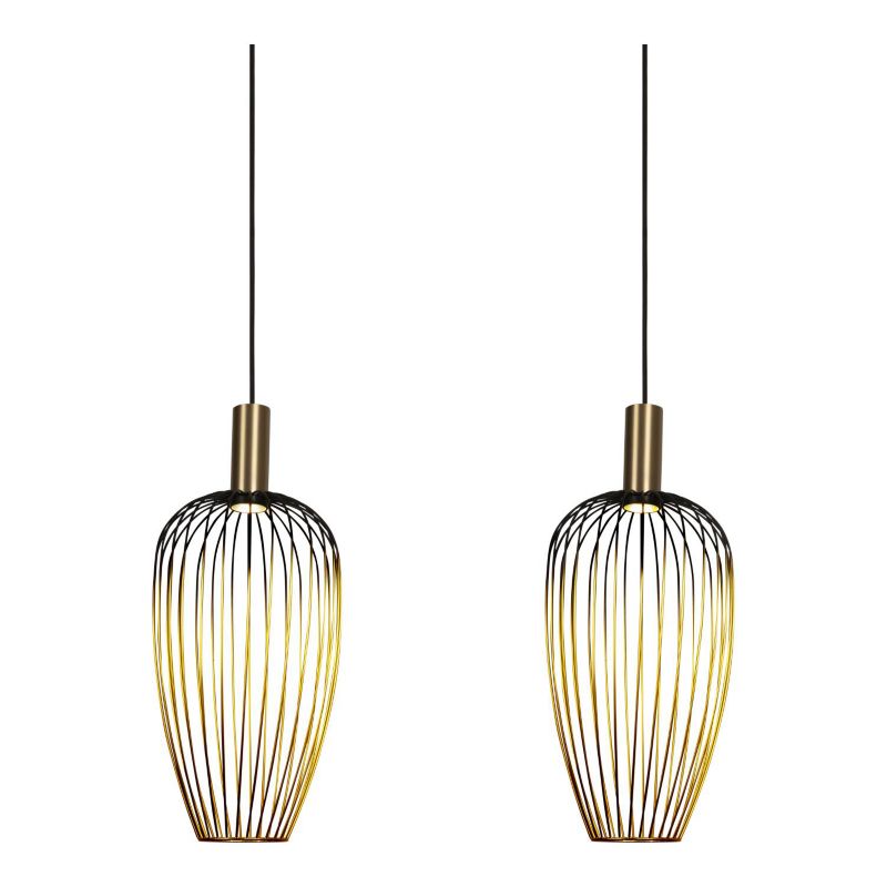 Lampa wisząca Lucide AURELIE złota 3xGU10x25W IP20 wym:170x115x22cm - 1 szt.