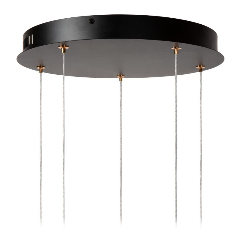 Lampa wisząca Lucide BERLIANE złoto-przezroczysty-czarna LED 4W 2700K 1000lm IP20 - 1 szt.