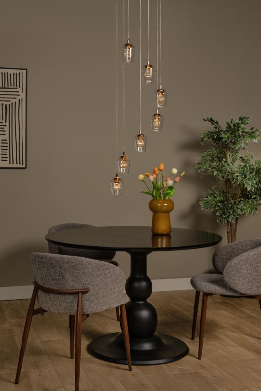 Lampa wisząca Lucide BERLIANE złoto-przezroczysty-czarna LED 4W 2700K 1050lm IP20 - 1 szt.