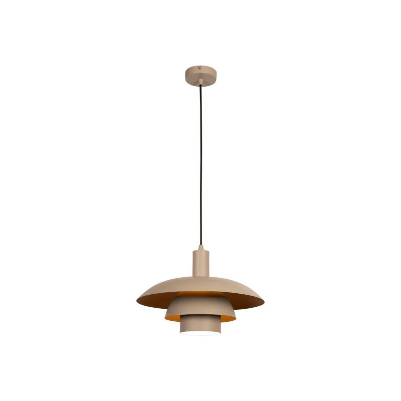 Lampa wisząca Lucide BRUNO taupe 1xE27x40W IP20 wym:50x38x38cm - 1 szt.