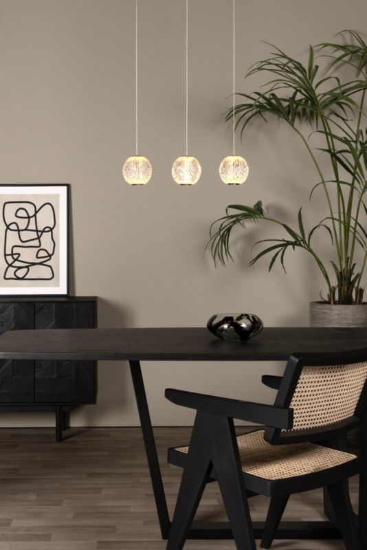 Lampa wisząca Lucide Cintra 4387 złoto-odcienie złota kryształowa wbudowany LED 12.6W 1 szt.