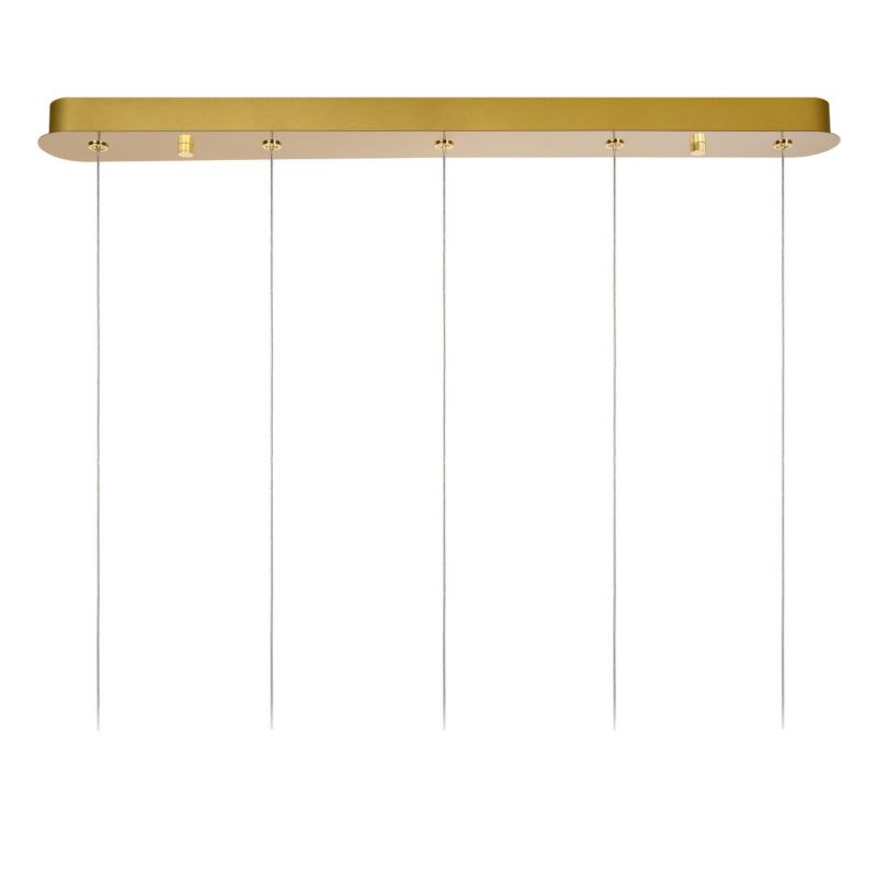 Lampa wisząca Lucide Cintra 4400 złoto-odcienie złota kryształowa wbudowany LED 21W 1 szt.
