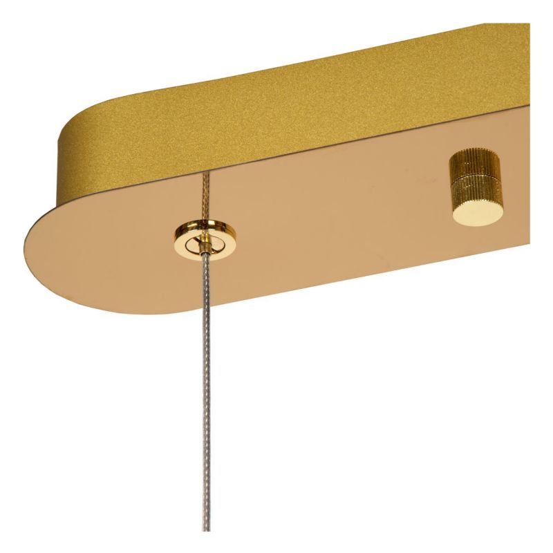 Lampa wisząca Lucide Cintra 4400 złoto-odcienie złota kryształowa wbudowany LED 21W 1 szt.