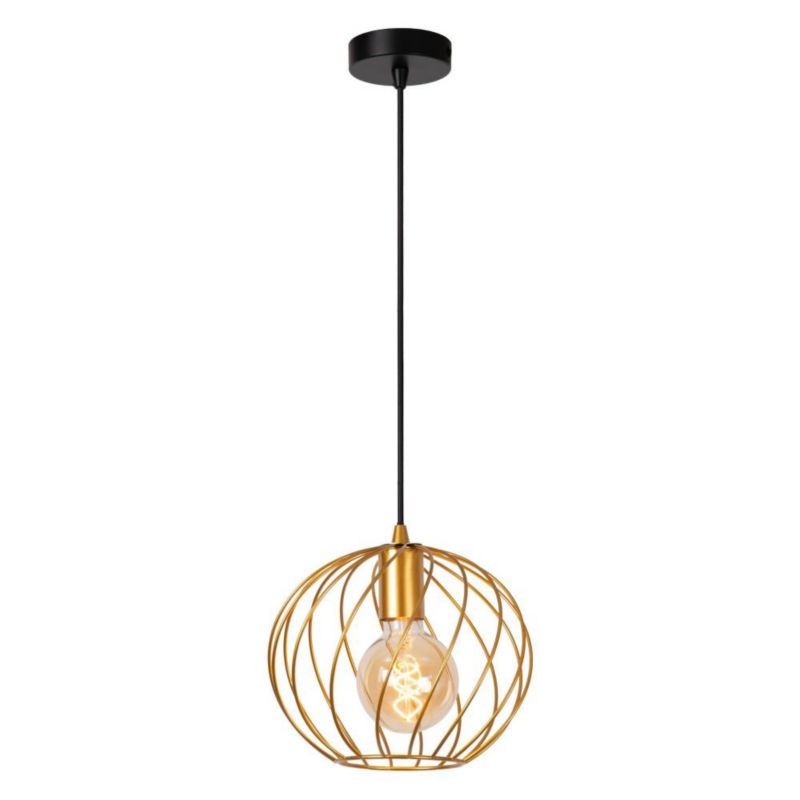 Lampa wisząca Lucide DANZA mosiężno-złota 1xE27x40W IP20 wym:155x25x25cm - 1 szt.