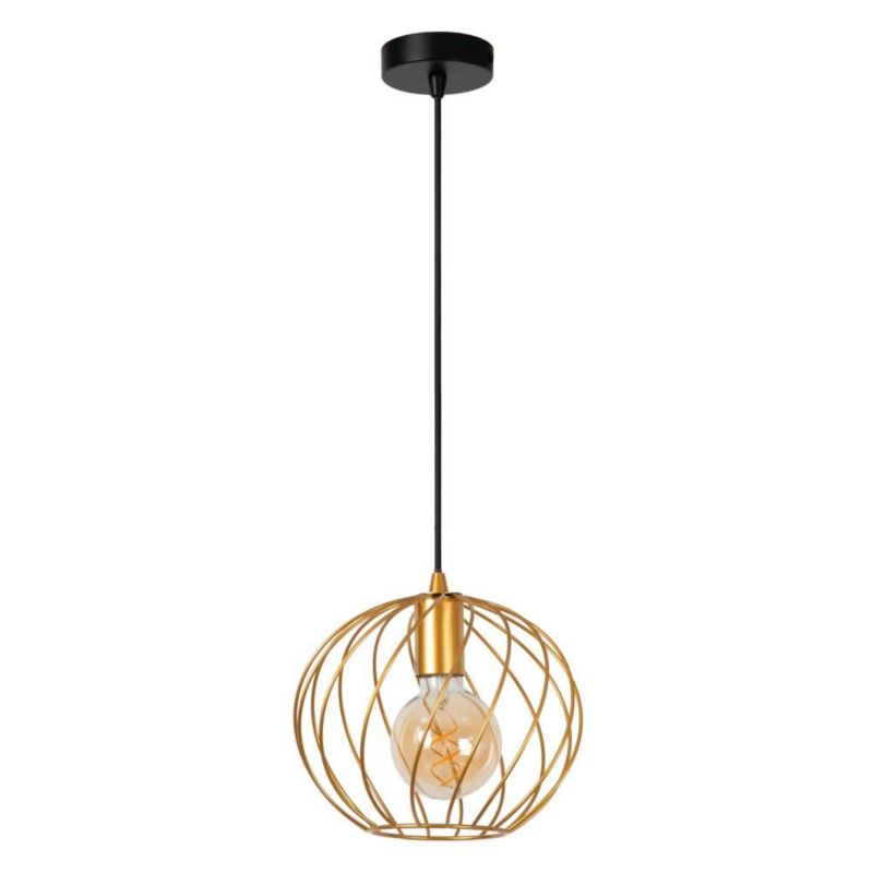 Lampa wisząca Lucide DANZA mosiężno-złota 1xE27x40W IP20 wym:155x25x25cm - 1 szt.