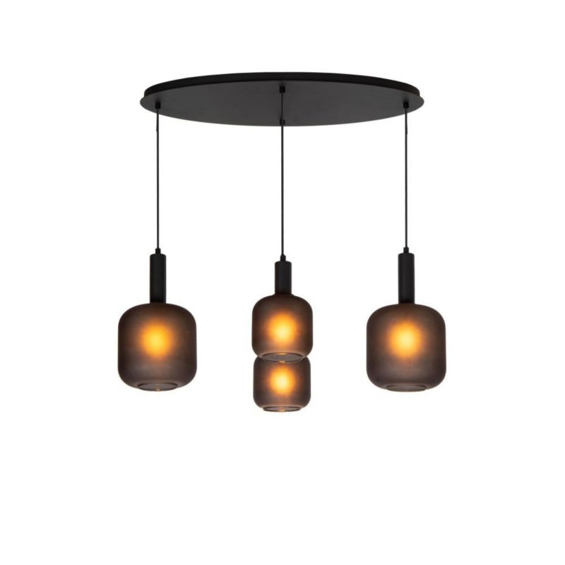 Lampa wisząca Lucide ELOISE czarna 4xE27x40W IP20 wym:150x93x41cm - 1 szt.